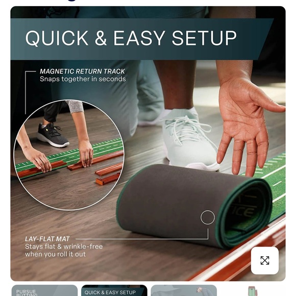 Perfect Practice Compact Putting Mat - Picture 7 of 7